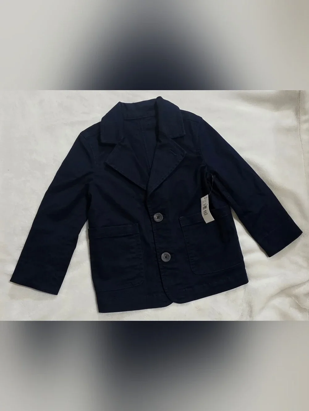 NWT - GAP Navy Toddler Boy Khaki Blazer Size 2T